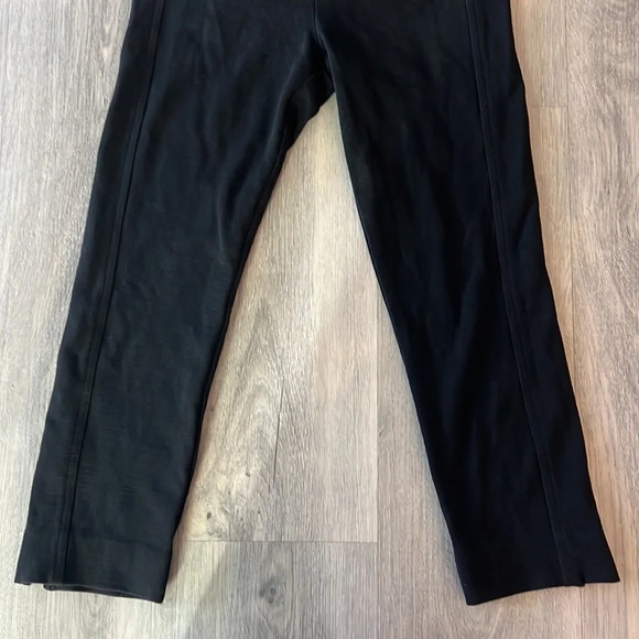 🏁 Diane Von Furstenberg black straight leg cropped trousers  size 0 - Picture 4 of 11